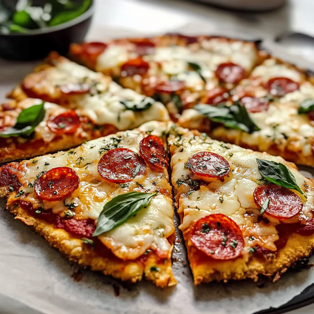 Flourless Cottage Cheese Pizza Crust