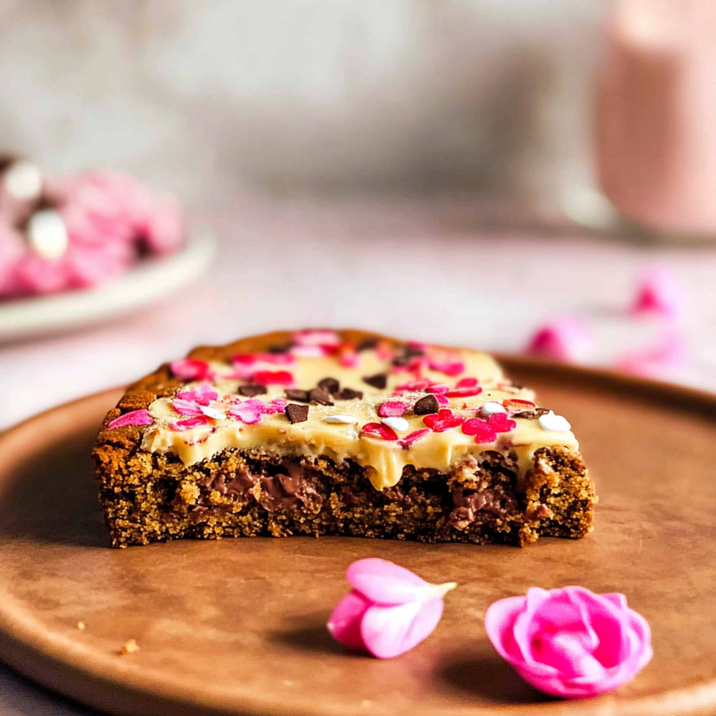 Giant Valentine’s Heart Cookie