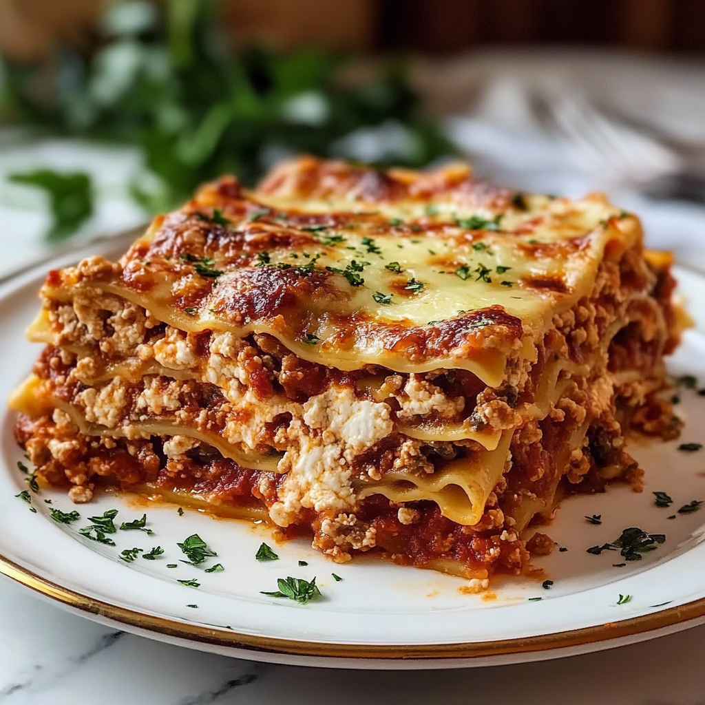 Greek Yogurt Lasagna