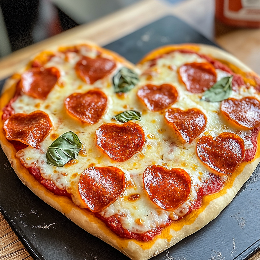 Heart Shaped Pizza