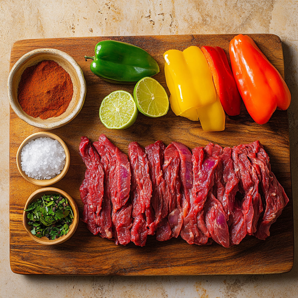 High Protein Steak Fajita Bowl ingredients