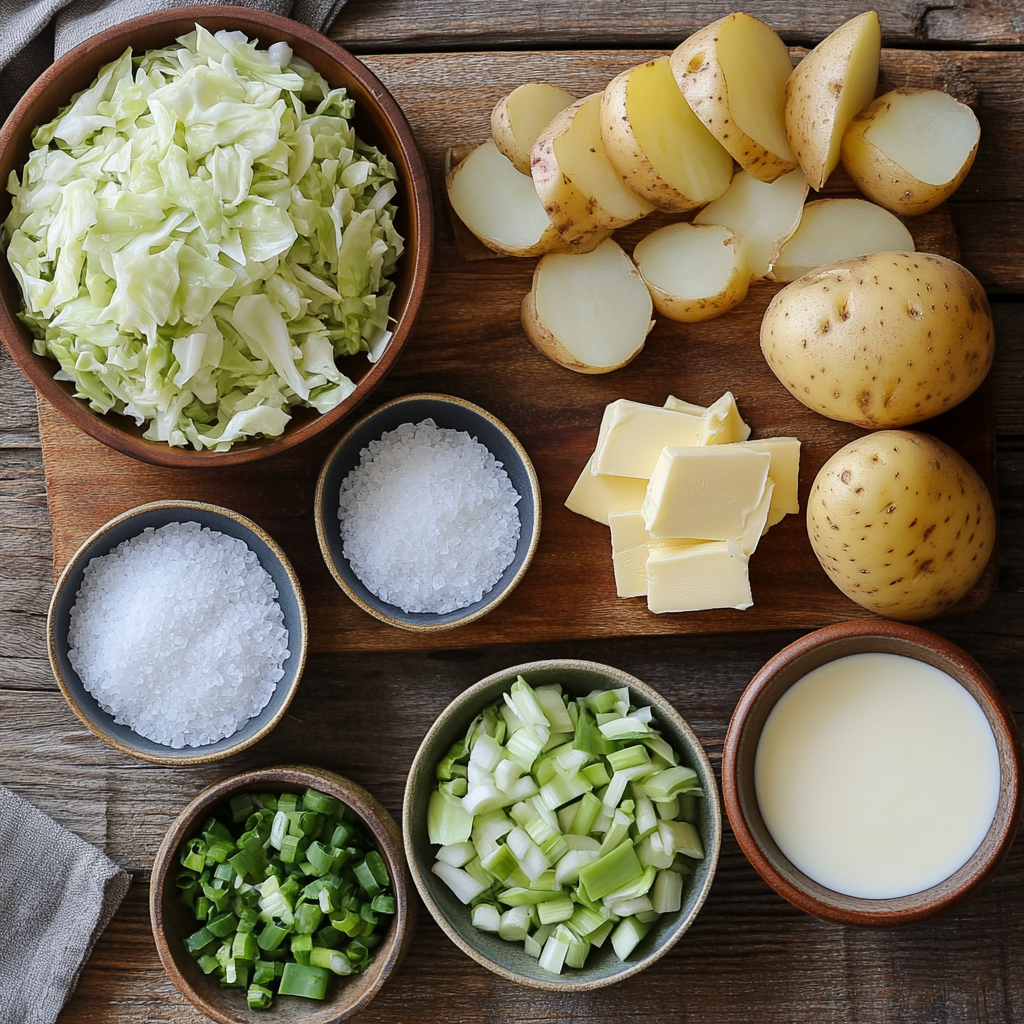 Instant Pot Colcannon ingredients