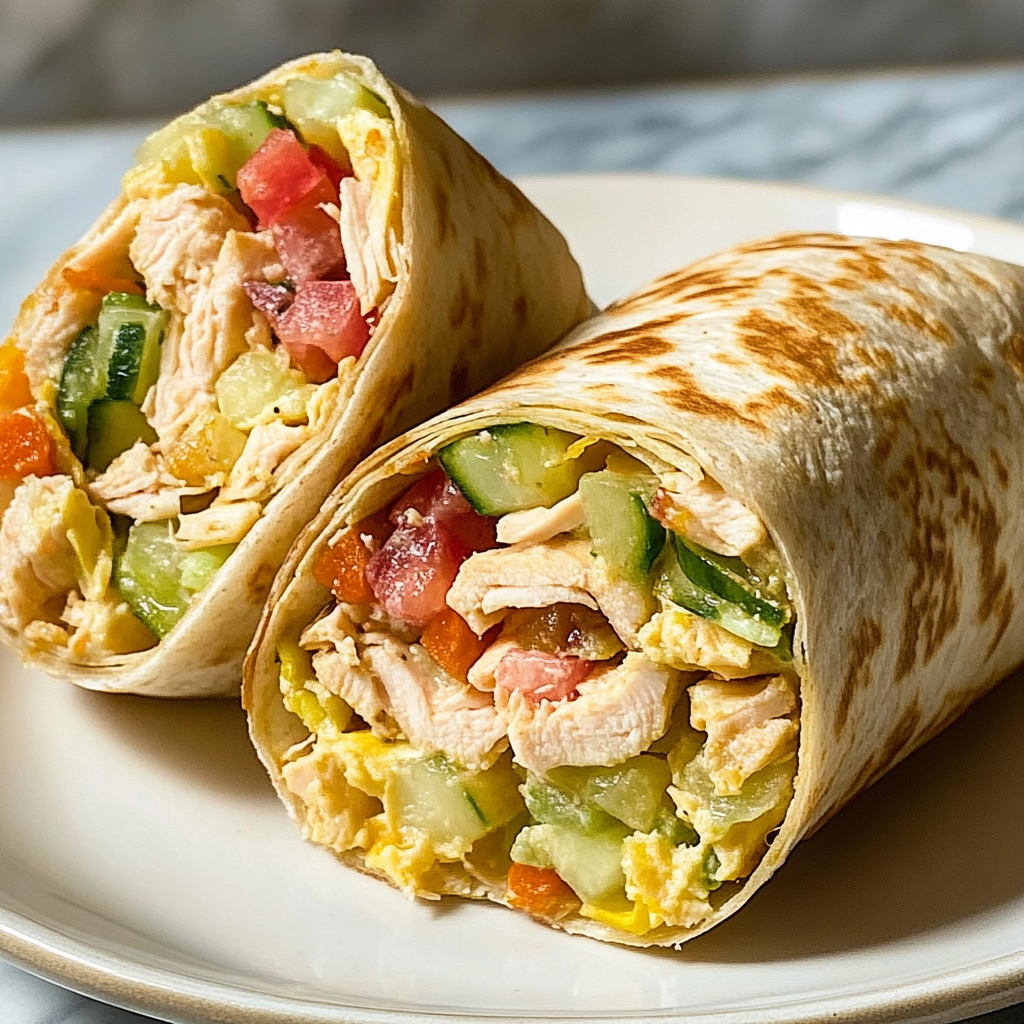 Italian Grinder Chicken Salad Wrap