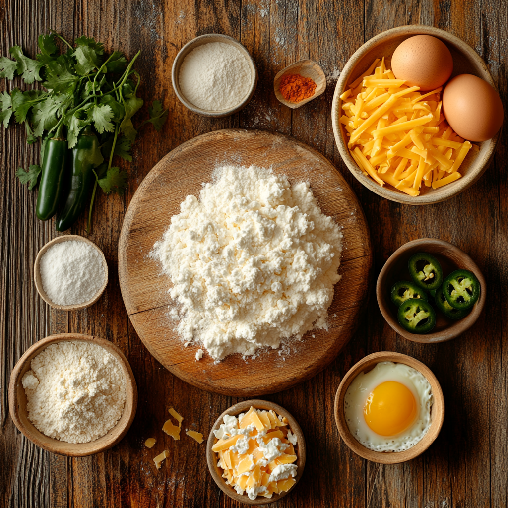 Jalapeno Cheddar Protein Bagels With Cottage Cheese ingredients