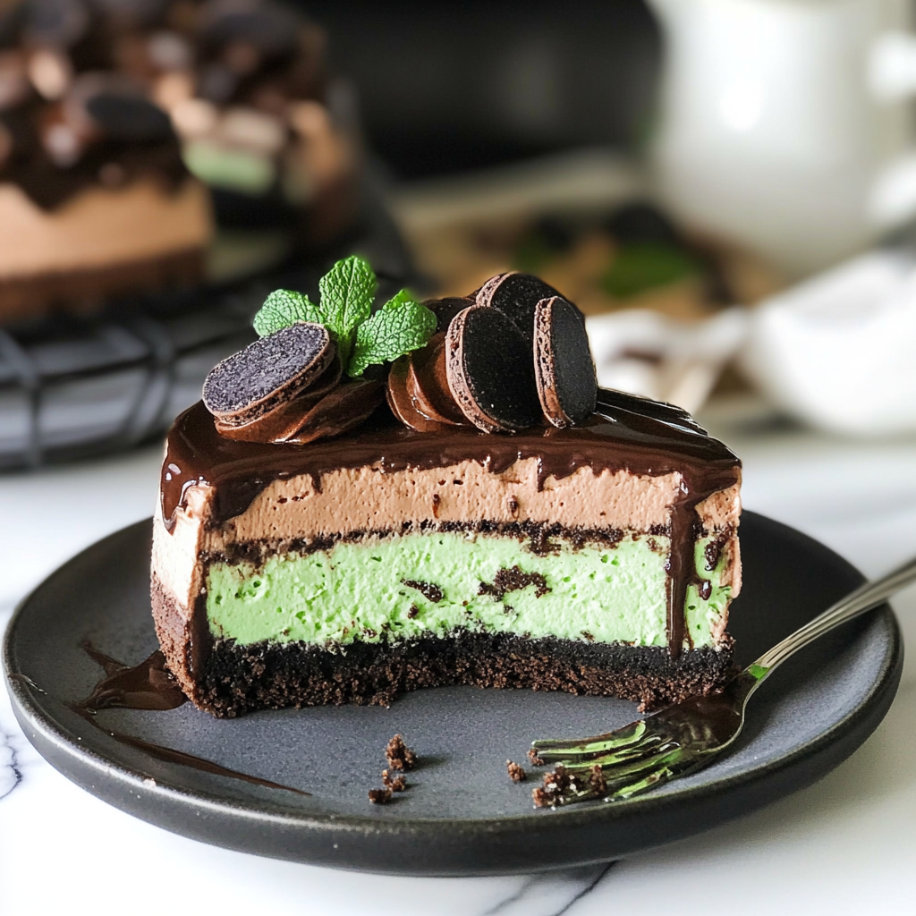 Mint Chocolate Cheesecake