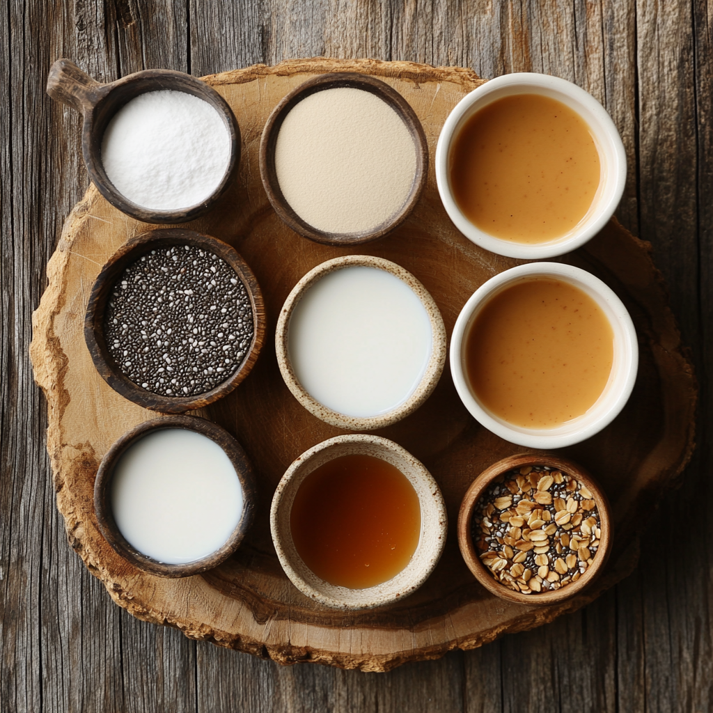 Peanut Butter Chia Seed Pudding ingredients