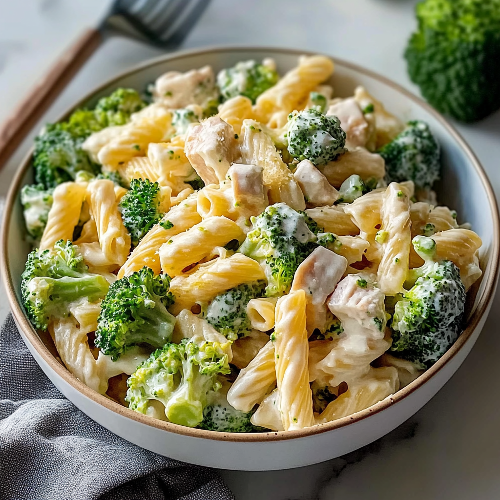 Protein Broccoli Pasta Salad