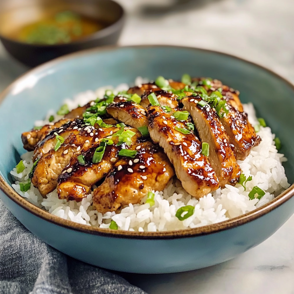 Quick Chicken Thighs with Jasmine Rice