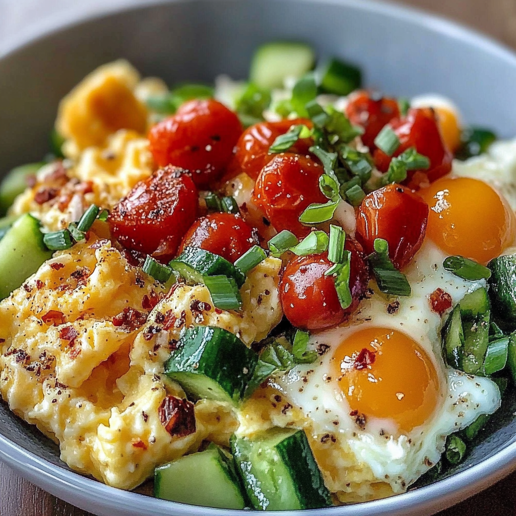 Scrambled Egg and Veggie Bowl