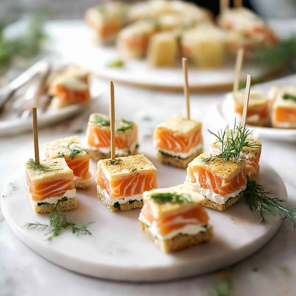 Smoked Salmon Appetizer Bites