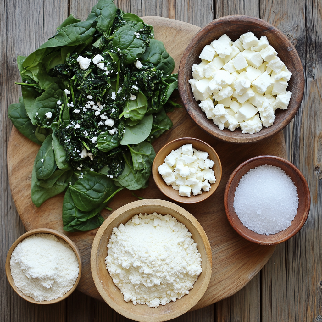 Spinach Feta Pretzel Sliders ingredients