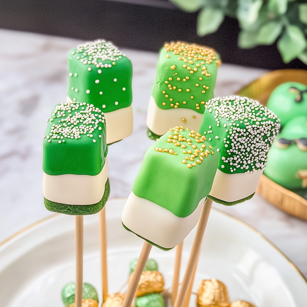 St. Patrick’s Day Marshmallow Pops