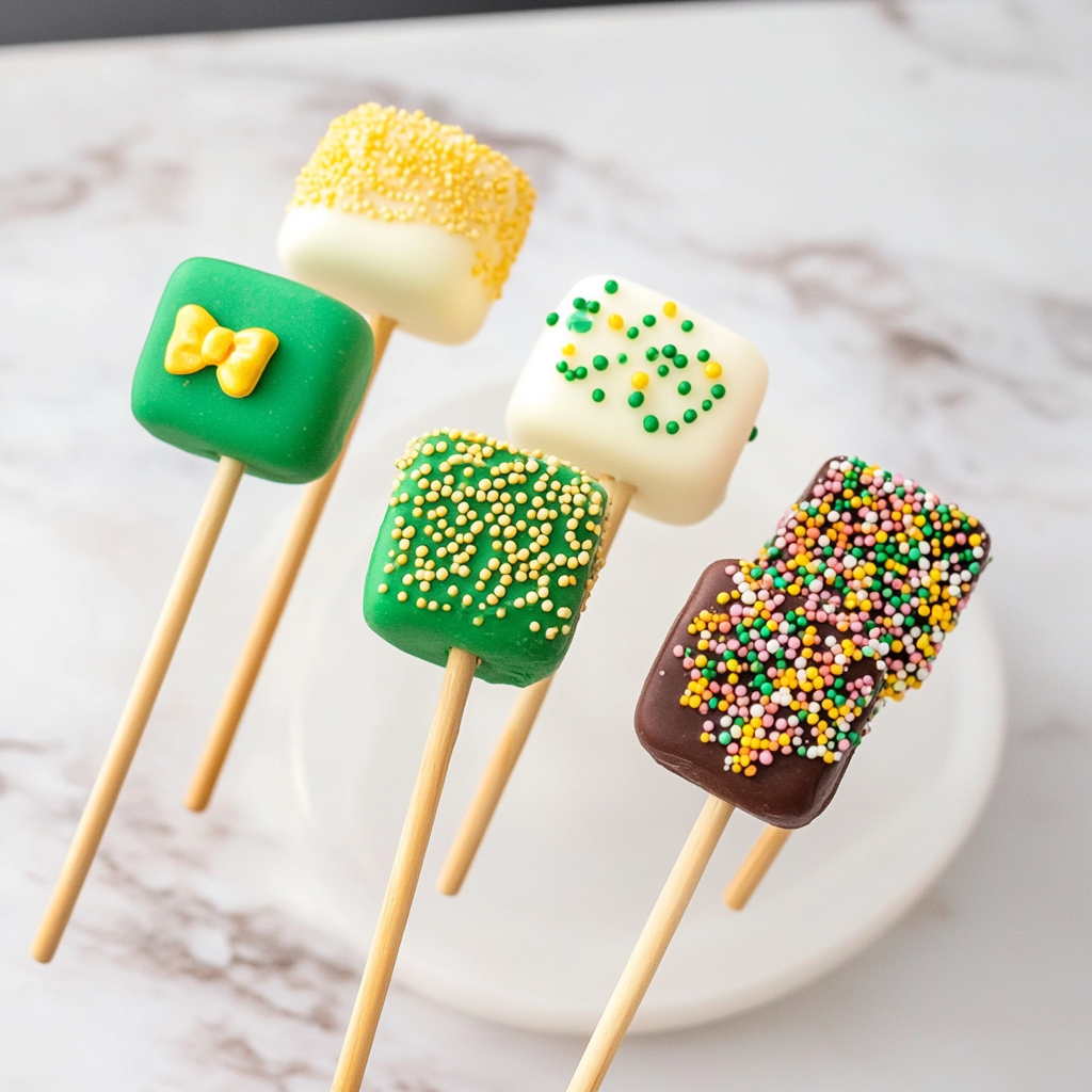 St. Patrick’s Day Marshmallow Pops
