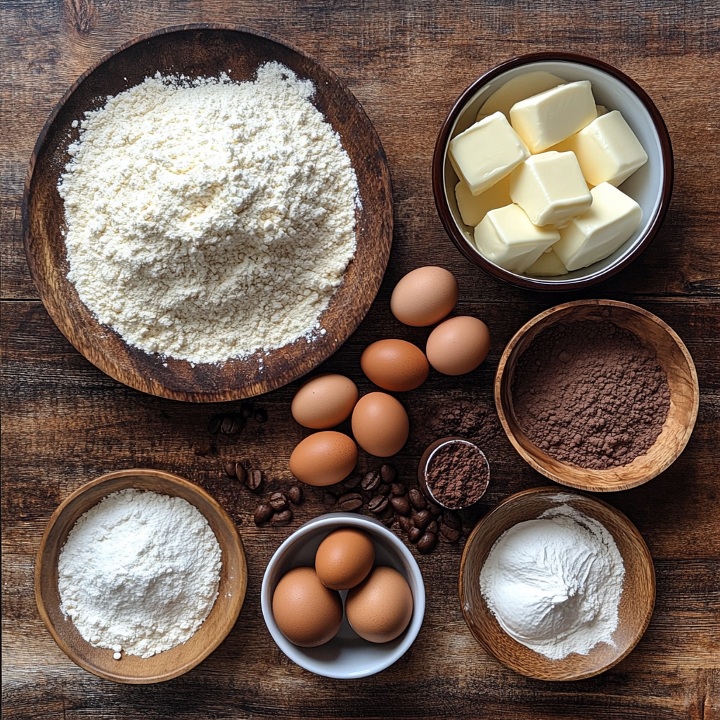 Tiramisu Whoopie Pies ingredients