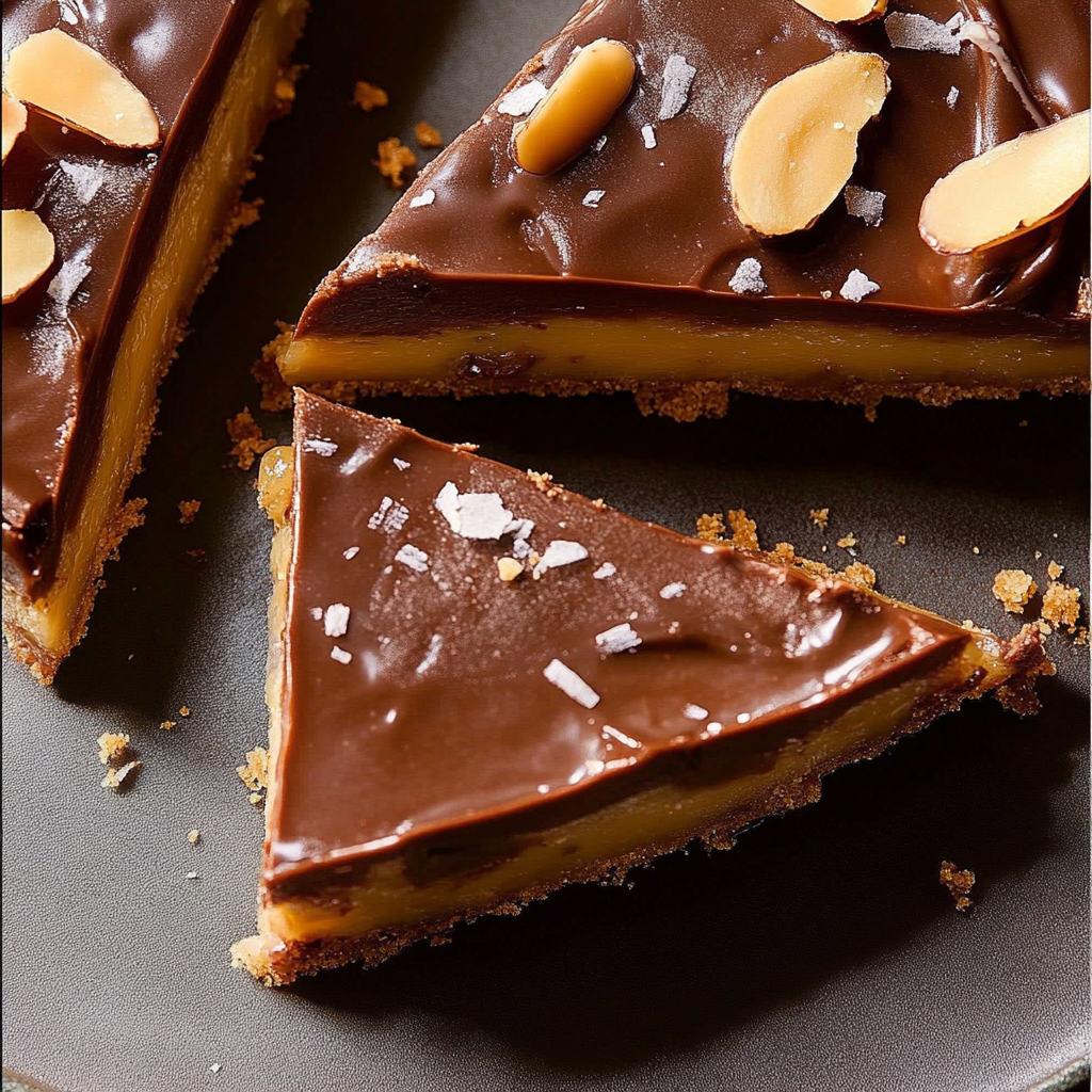Valentine Caramel Chocolate Chip Cookie Tart