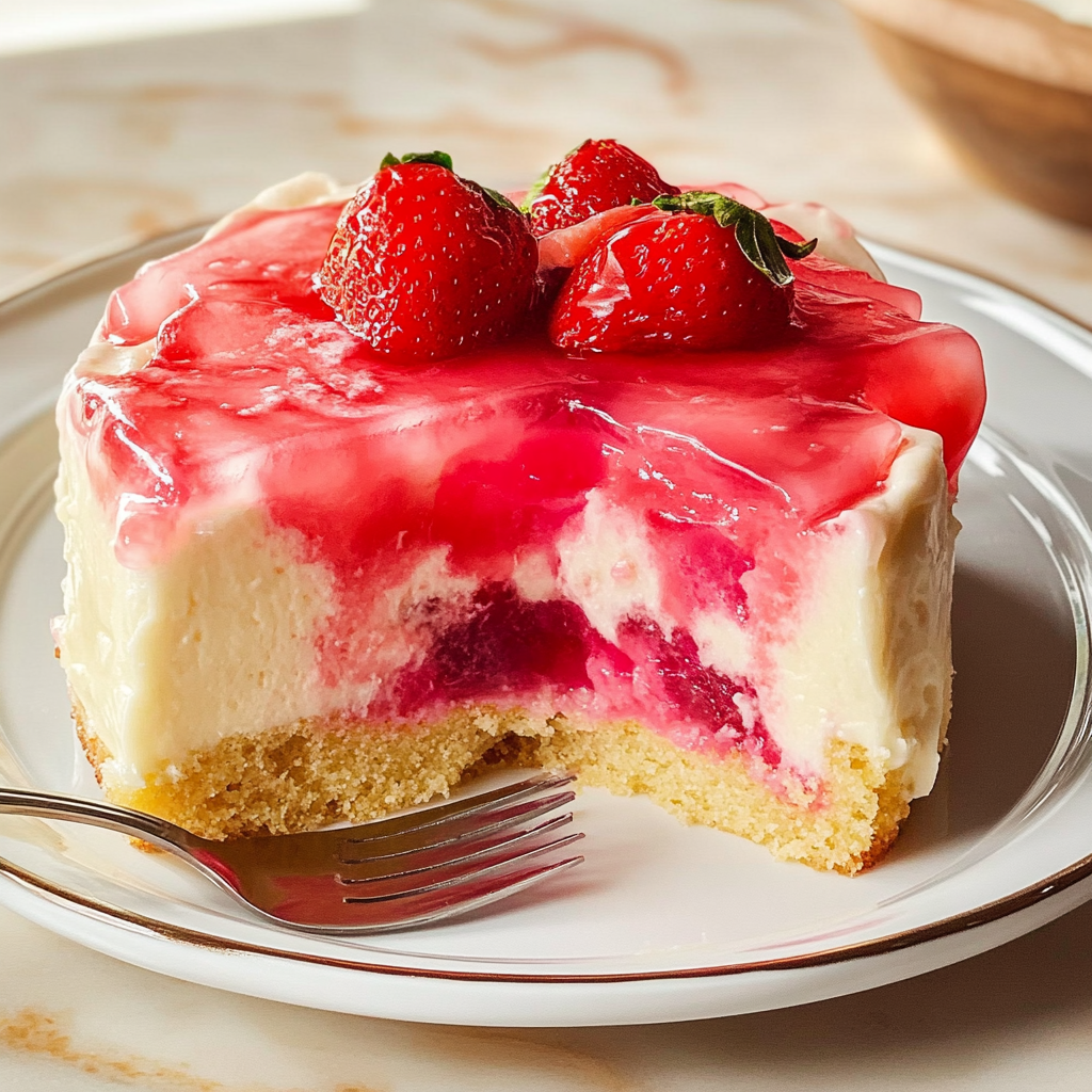 Valentine Jell-O Cake