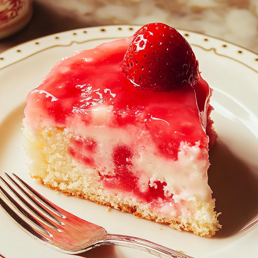 Valentine Jell-O Cake