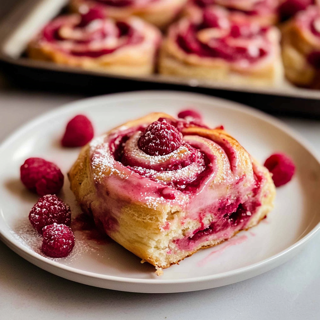 Valentine Raspberry Rolls