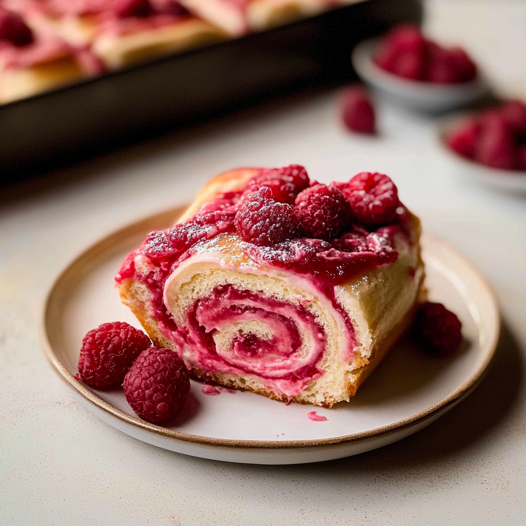 Valentine Raspberry Rolls