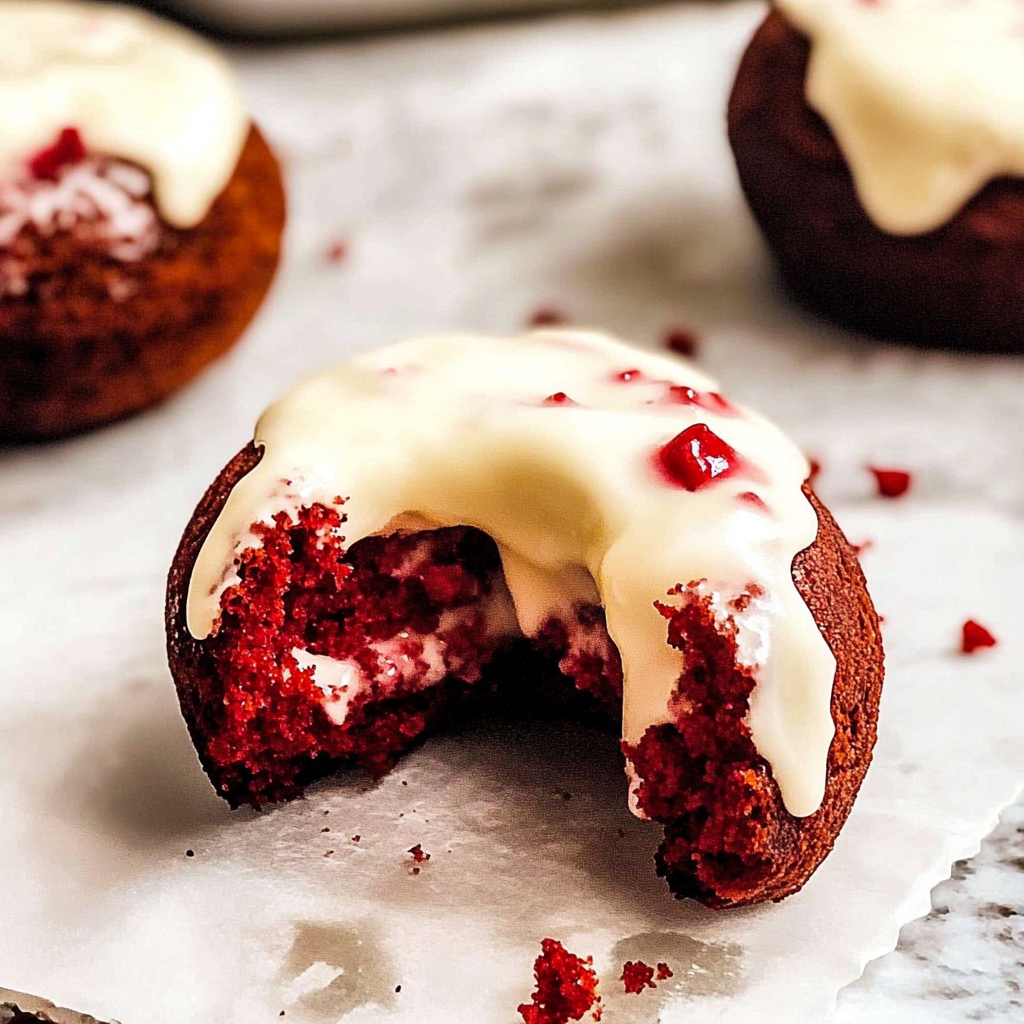 Valentine Red Velvet Donuts