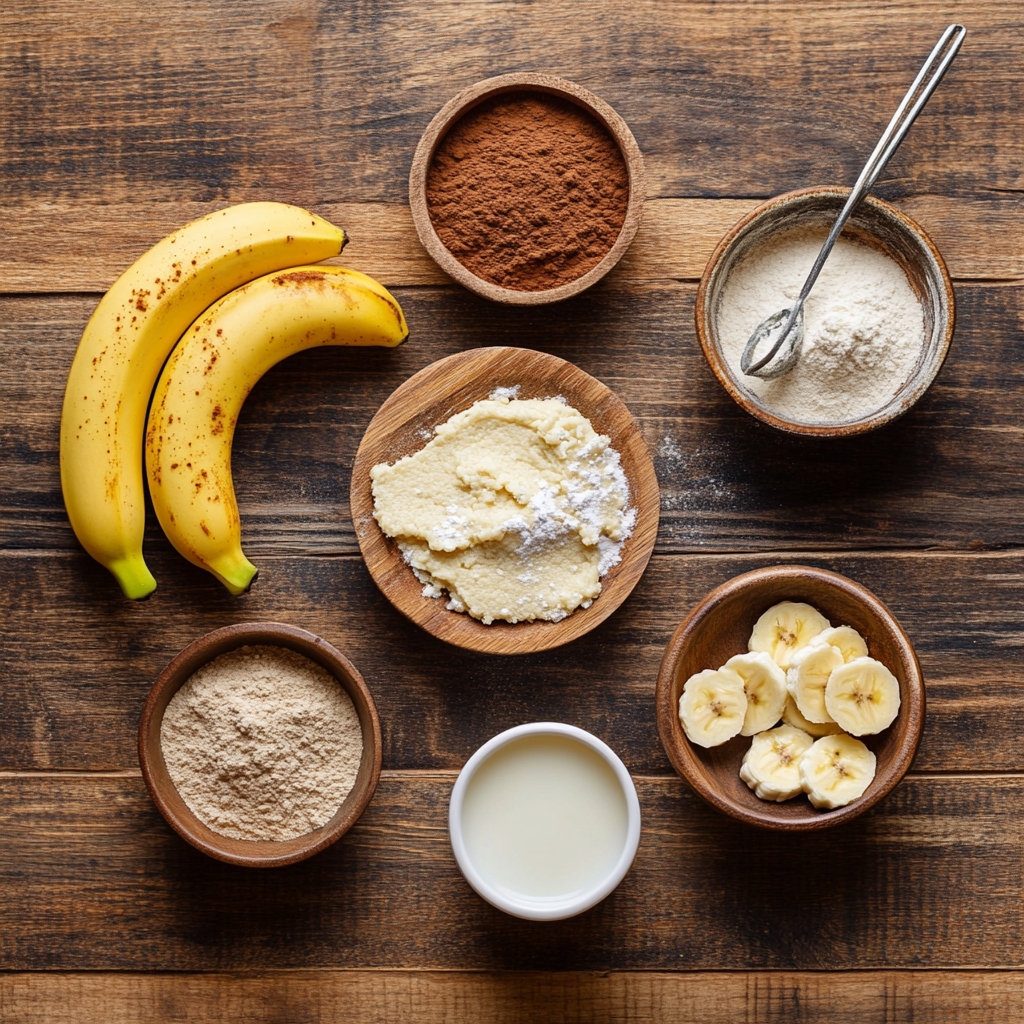 Warm Banana Bread in a Mug ingredients