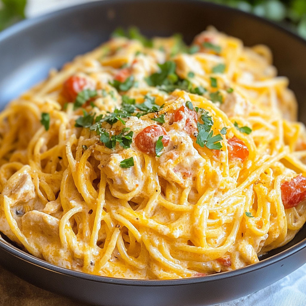 chicken spaghetti recipe with rotel