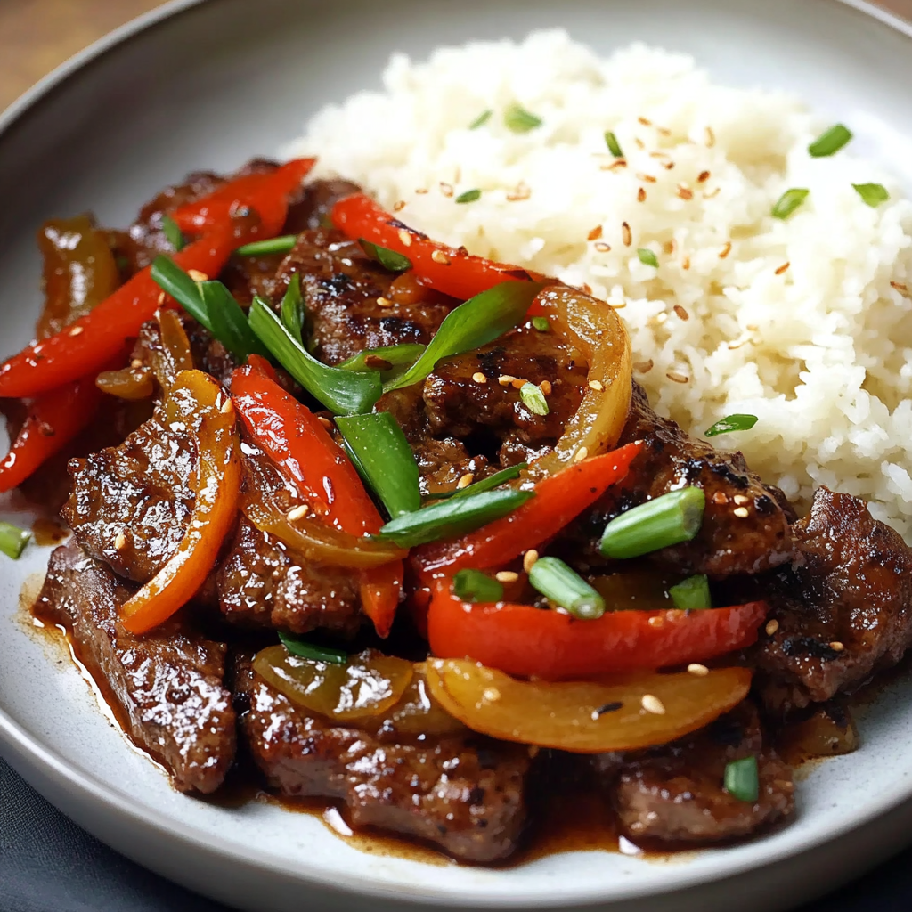 Crockpot Pepper Steak